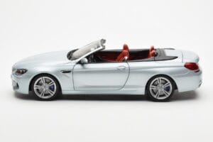 BMW M6 F12 Cabriolet Silverstone Argintiu II Paragon 1:18 80432253656 Metal - imaginea 4 din 8