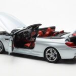 BMW M6 F12 Cabriolet Silverstone Argintiu II Paragon 1:18 80432253656 - image 5 of 8