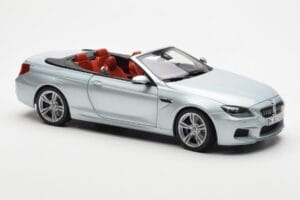 BMW M6 F12 Cabriolet Silverstone Argintiu II Paragon 1:18 80432253656 Metal - imaginea 6 din 8