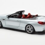 BMW M6 F12 Cabriolet Silverstone Argintiu II Paragon 1:18 80432253656 - image 7 of 8