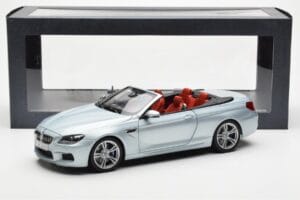BMW M6 F12 Cabriolet Silverstone Argintiu II Paragon 1:18 80432253656 Metal - imaginea 8 din 8