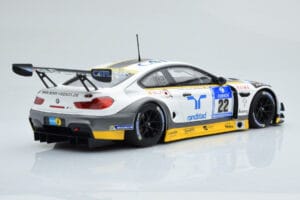 BMW M6 GT3 Rowe Racing #98 A. Graf / R. Westbrook / N. Catsburg / N. Paltalla 24 Hours of Nurburgring 2016 Minichamps 1:18 15 - imaginea 2 din 6