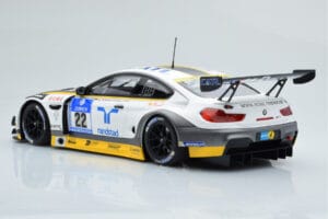 BMW M6 GT3 Rowe Racing #98 A. Graf / R. Westbrook / N. Catsburg / N. Paltalla 24 Hours of Nurburgring 2016 Minichamps 1:18 15 - imaginea 5 din 6