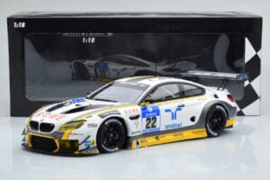 BMW M6 GT3 Rowe Racing #98 A. Graf / R. Westbrook / N. Catsburg / N. Paltalla 24 Hours of Nurburgring 2016 Minichamps 1:18 15 - imaginea 6 din 6