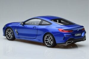 BMW M850i G15 Albastru Metalizat Norev 1:18 183286 Metal - imaginea 6 din 7