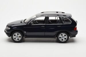 BMW X5 4.4i E53 Albastru Închis Kyosho 1:18 08521DB Metal - imaginea 4 din 8