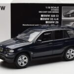 BMW X5 4.4i E53 Albastru Închis Kyosho 1:18 - image 8 of 8
