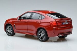 BMW X6M F86 Roșu Norev 1:18 183242 Metal - imaginea 6 din 7