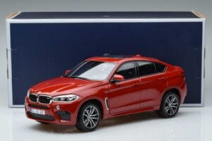 BMW X6M F86 Roșu Norev 1:18 183242 Metal - imaginea 7 din 7