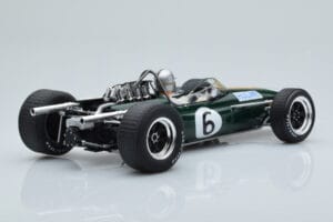Brabham BT20 Repco #6 D. Hulme British GP 1966 MCG 1:18 MCG18609F Metal - imaginea 2 din 6