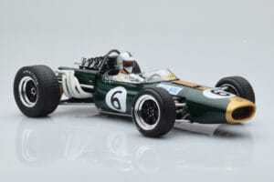 Brabham BT20 Repco #6 D. Hulme British GP 1966 MCG 1:18 MCG18609F Metal - imaginea 4 din 6