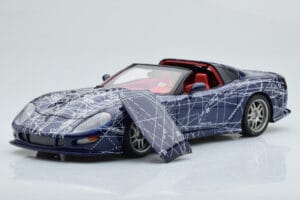 Chevrolet Callaway C12 Corvette MUKO Artcar AUTOart 1:18 71014 Metal - imaginea 4 din 9