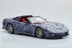 Chevrolet Callaway C12 Corvette MUKO Artcar AUTOart 1:18 71014 Metal - imaginea 7 din 9