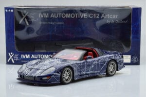 Chevrolet Callaway C12 Corvette MUKO Artcar AUTOart 1:18 71014 Metal - imaginea 9 din 9