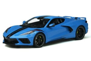 Chevrolet Corvette C8 Rapid Albastru GT Spirit 1:18 GT286 Rășină - imaginea 2 din 7