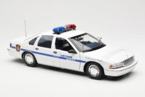 Chevrolet Caprice Cheyenne Poliție UT Models 1:18 21025 Metal - imaginea 4 din 6