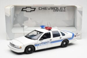 Chevrolet Caprice Sebring Poliție UT Models 1:18 21029 Metal - imaginea 6 din 6