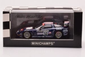 Chevrolet Corvette C5R #53 R. Fellows / J. O'Connell / F. Freon 24 Hours of Le Mans 2003 Minichamps 1:43 400031453 Metal - imaginea 4 din 4