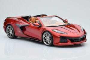 Chevrolet Corvette C8 Z06 Cabriolet Roșu Mist GT Spirit 1:18 GT402 Rășină - imaginea 3 din 5