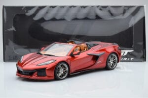 Chevrolet Corvette C8 Z06 Cabriolet Roșu Mist GT Spirit 1:18 GT402 Rășină - imaginea 5 din 5