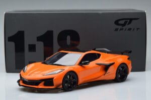 Chevrolet Corvette C8 Z06 Portocaliu GT Spirit 1:18 GT417 Rășină - imaginea 6 din 6