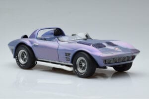 Chevrolet Corvette Grand Sport Roadster Laguna Seca Albastru Cer Exoto 1:18 EXPRM00080 Metal - imaginea 5 din 9