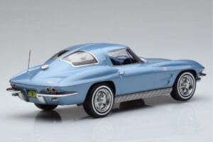 Chevrolet Corvette C2 Sting Ray Albastru Norev 1:18 189050 Metal - imaginea 2 din 6