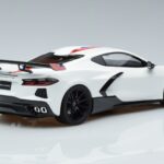 Chevrolet Hennessey Corvette C8 Arctic Alb GT Spirit 1:18 GT317 Rășină - image 2 of 6