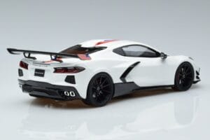 Chevrolet Hennessey Corvette C8 Arctic Alb GT Spirit 1:18 GT317 Rășină - imaginea 2 din 6