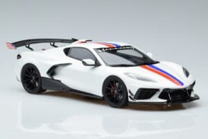 Chevrolet Hennessey Corvette C8 Arctic Alb GT Spirit 1:18 GT317 Rășină - imaginea 4 din 6