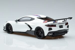 Chevrolet Hennessey Corvette C8 Arctic Alb GT Spirit 1:18 GT317 Rășină - imaginea 5 din 6