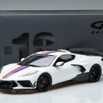 Chevrolet Hennessey Corvette C8 Arctic Alb GT Spirit 1:18 GT317 Rășină - image 6 of 6