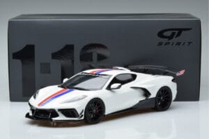 Chevrolet Hennessey Corvette C8 Arctic Alb GT Spirit 1:18 GT317 Rășină - imaginea 6 din 6