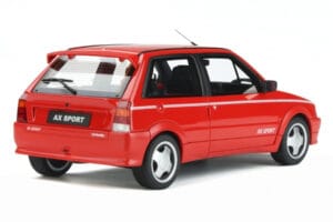 Citroen AX Sport Roșu Otto 1:18 OT799 Rășină - imaginea 2 din 5