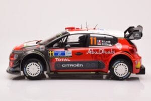 Citroen C3 WRC #11 S. Loeb / D. Elena Rally Mexico 2018 Norev 1:18 181638 Metal - imaginea 3 din 6