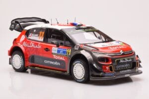 Citroen C3 WRC #11 S. Loeb / D. Elena Rally Mexico 2018 Norev 1:18 181638 Metal - imaginea 4 din 6