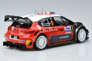 Citroen C3 WRC #9 S. Lefebvre / G. Moreau Tour de Corse 2017 Norev 1:18 181633 Metal - imaginea 2 din 6
