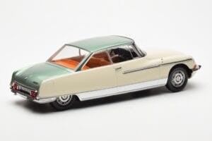 Citroen DS 21 Le Leman Cabriolet Fildeș și Verde Norev 1:18 181751 Metal - imaginea 2 din 6