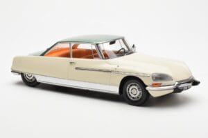 Citroen DS 21 Le Leman Cabriolet Fildeș și Verde Norev 1:18 181751 Metal - imaginea 4 din 6