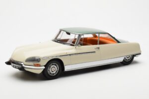 Citroen DS 21 Le Leman Cabriolet Fildeș și Verde Norev 1:18