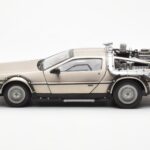 DeLorean DMC-12 Time Machine Back to the Future Argintiu Sun Star 1:18 - image 3 of 8