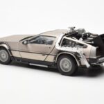 DeLorean DMC-12 Time Machine Back to the Future Argintiu Sun Star 1:18 - image 4 of 8