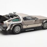 DeLorean DMC-12 Time Machine Back to the Future Argintiu Sun Star 1:18 - image 5 of 8