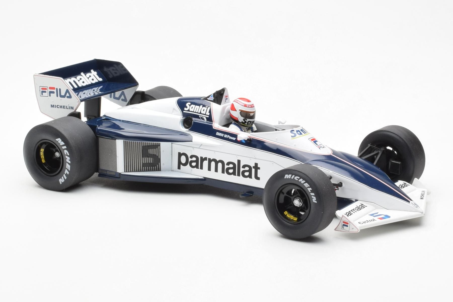 Brabham BT52 #5 N. Piquet Brazilian GP F1 World Champion 1983 MCG 1:18 MCG18618F Metal - imaginea 4 din 6