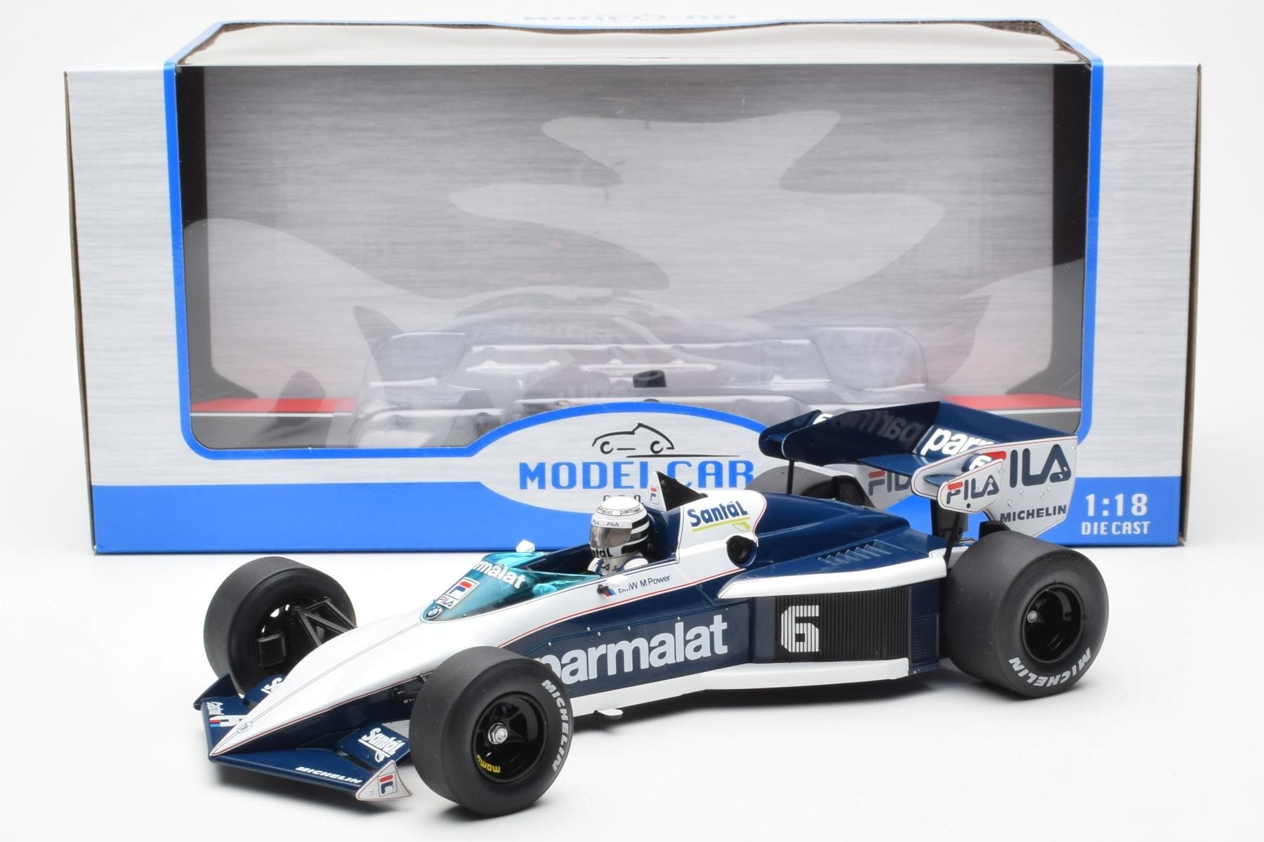 Brabham BT52 #6 R. Patrese South African GP 1983 MCG 1:18 MCG18619F Metal - imaginea 6 din 6