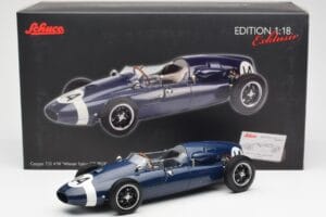Cooper T51 Climax #14 S. Moss Italian GP Winner 1959 Schuco 1:18 450032600 Metal - imaginea 8 din 8