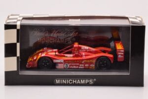 Ferrari 333 SP #3 Moretti Racing G. Moretti / D. Theys / M. Baldi 24 Hours of Le Mans 1998 Minichamps 1:43 430987603 Metal - imaginea 4 din 4