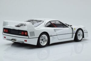 Ferrari F40 Alb Perlat Kyosho 1:18 08416PW-G Metal - imaginea 3 din 8