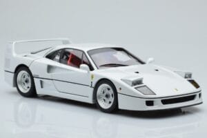 Ferrari F40 Alb Perlat Kyosho 1:18 08416PW-G Metal - imaginea 6 din 8