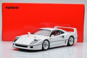 Ferrari F40 Alb Perlat Kyosho 1:18 08416PW-G Metal - imaginea 8 din 8